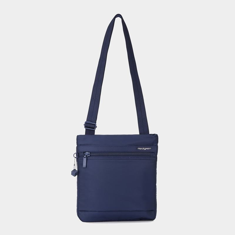 Dark Blue Hedgren Leonce Women's Shoulder Bags | PDZ3960GR