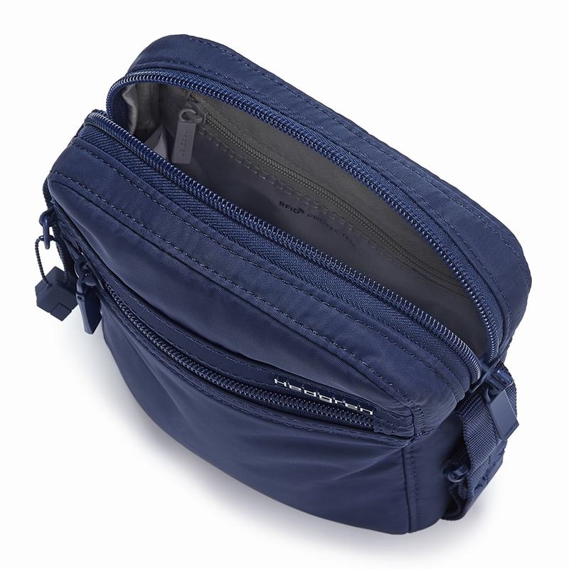 Dark Blue Hedgren Rush Women's Crossbody Bags | NNS6155US