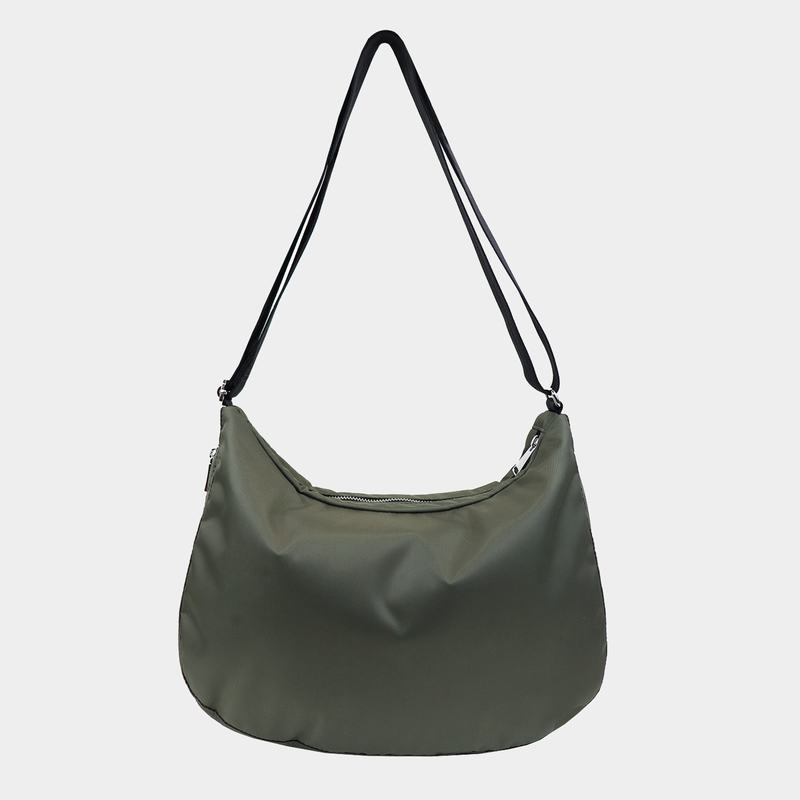 Dark Green Hedgren Ann Women's Crossbody Bags | HMY656EF