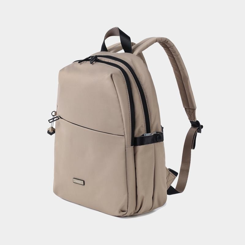 Grey Beige Hedgren Cosmos Women's Backpacks | NZA3492XW