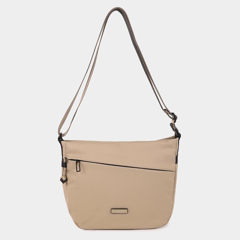 Grey Beige Hedgren Gravity Women's Crossbody Bags | MJH9488YW