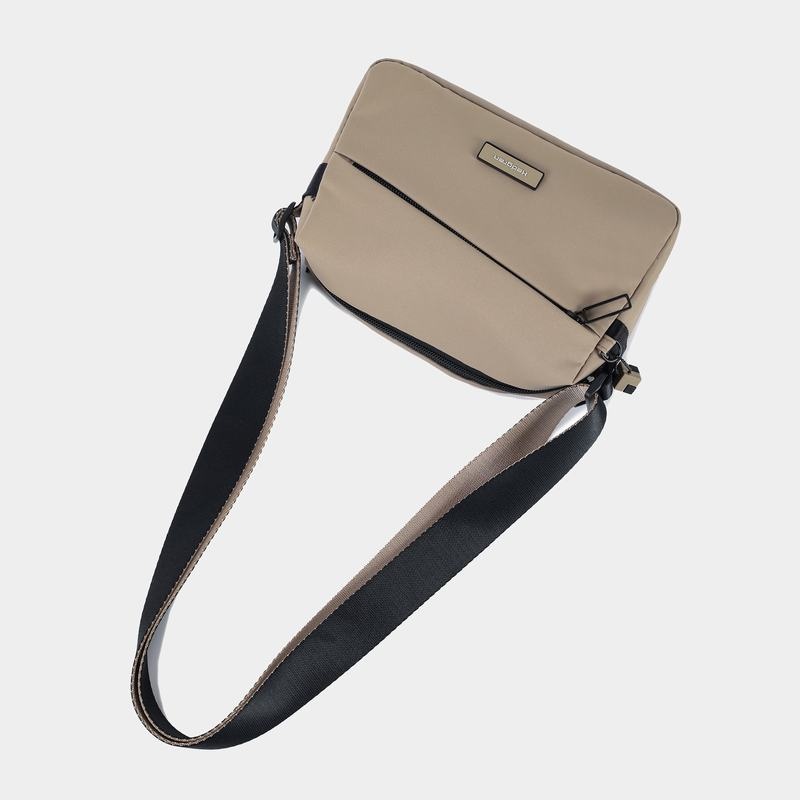 Grey Beige Hedgren Neutron Small Women's Crossbody Bags | OWG319BF