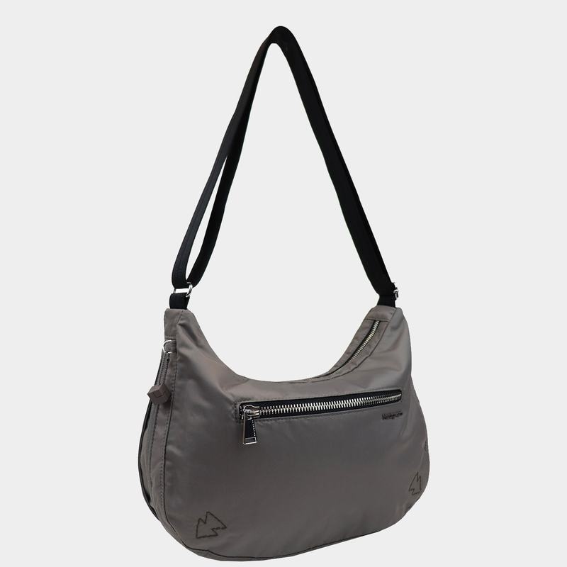 Grey Brown Hedgren Ann Women's Crossbody Bags | TQE976CK