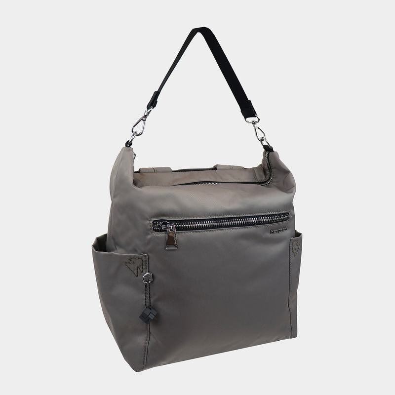 Grey Brown Hedgren Kate Sustainably Made Convertible Women's Tote Bags | ITE5286CY