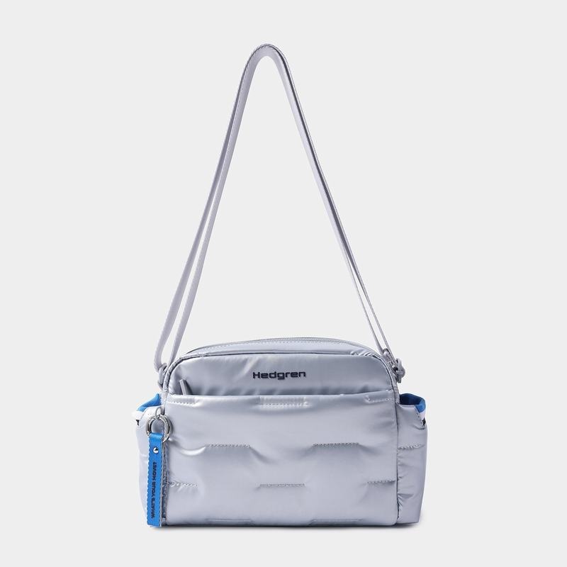 Light Blue Hedgren Cozy Women's Shoulder Bags | HXB3120EF