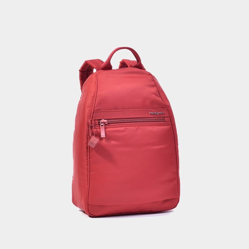 Orange Pink Hedgren Vogue Large Rfid Women's Backpacks | HXU3788YA