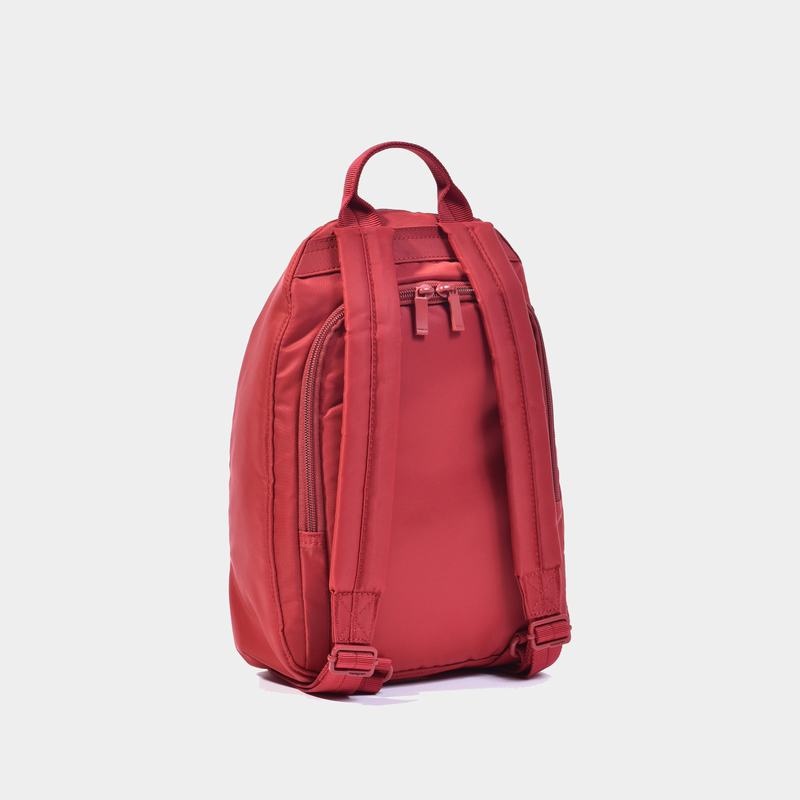 Orange Pink Hedgren Vogue Large Rfid Women's Backpacks | HXU3788YA