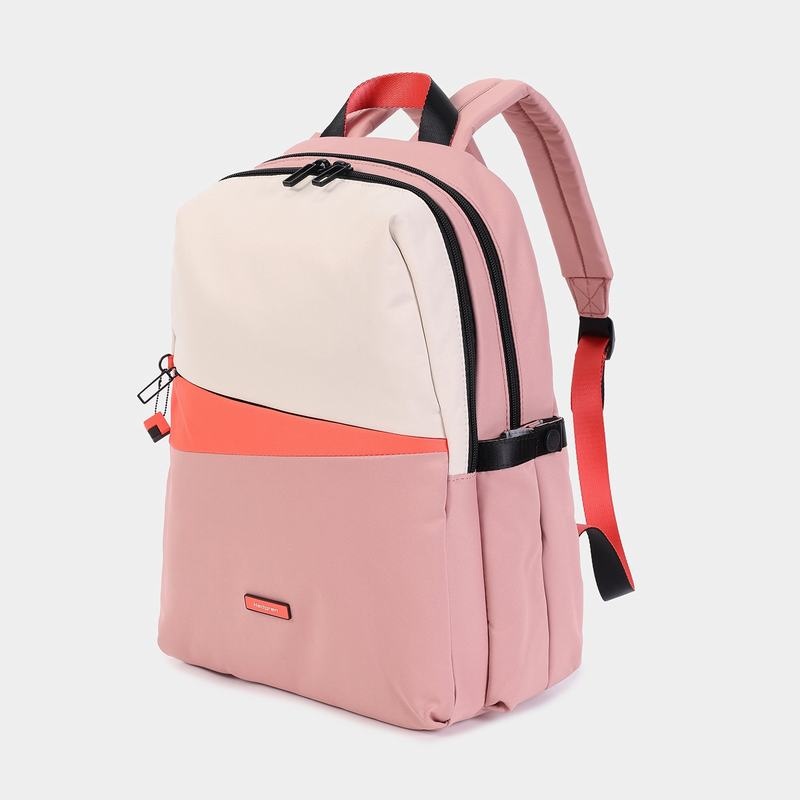 Pink Orange Hedgren Cosmos Women's Backpacks | BGW4856FG