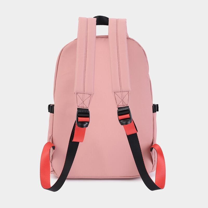 Pink Orange Hedgren Cosmos Women's Backpacks | BGW4856FG