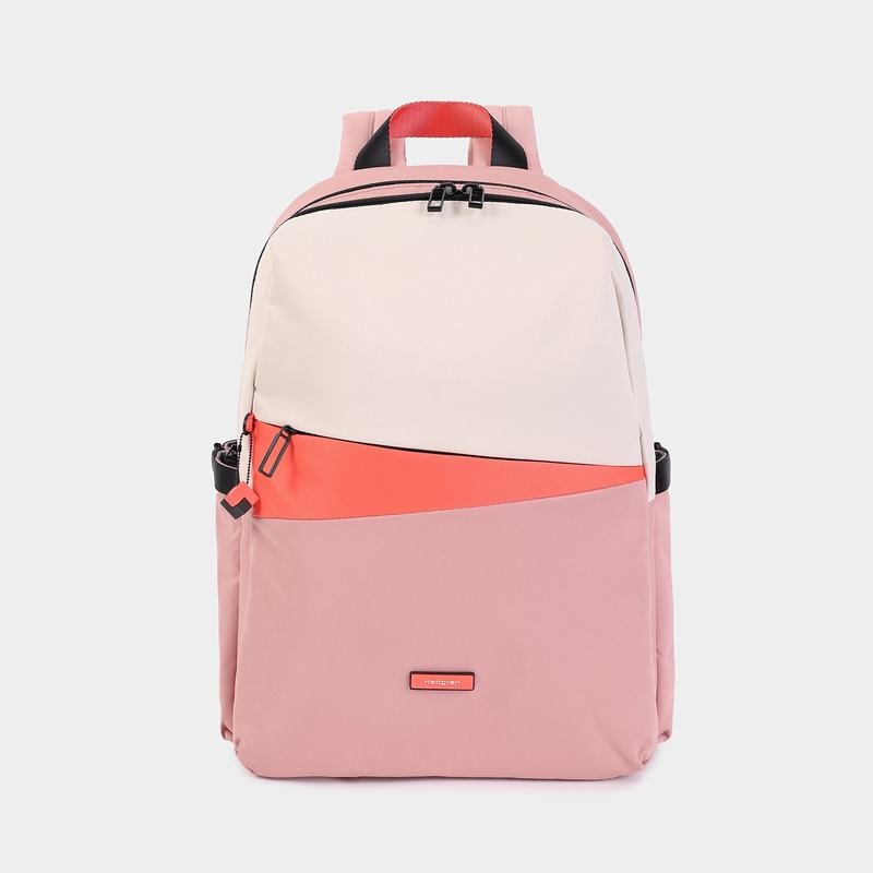 Pink Orange Hedgren Cosmos Women\'s Backpacks | BGW4856FG