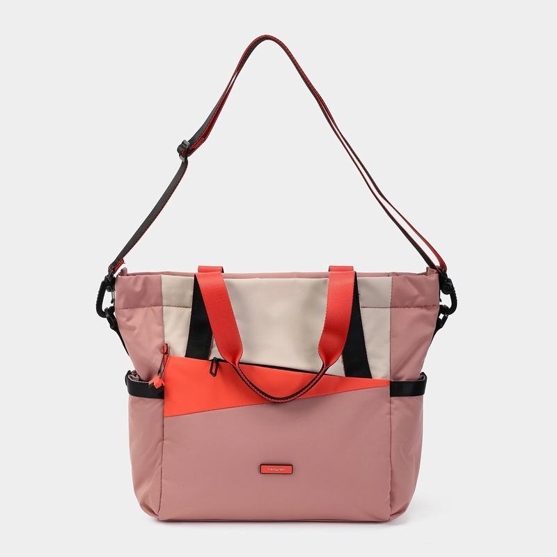 Pink Orange Hedgren Galactic Women's Tote Bags | JLQ789PJ