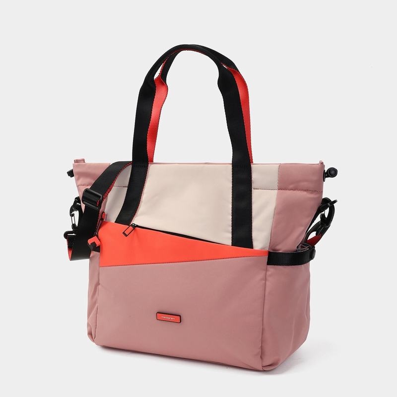 Pink Orange Hedgren Galactic Women's Tote Bags | JLQ789PJ