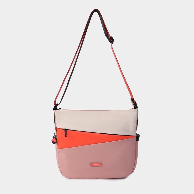 Pink Orange Hedgren Milky Way Women's Crossbody Bags | UCO126DP