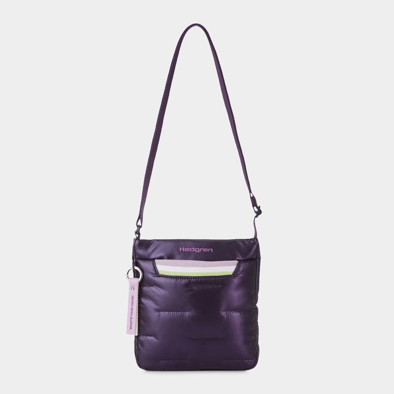 Purple Deep Blue Hedgren Cushy Women's Crossbody Bags | LMX2772UT