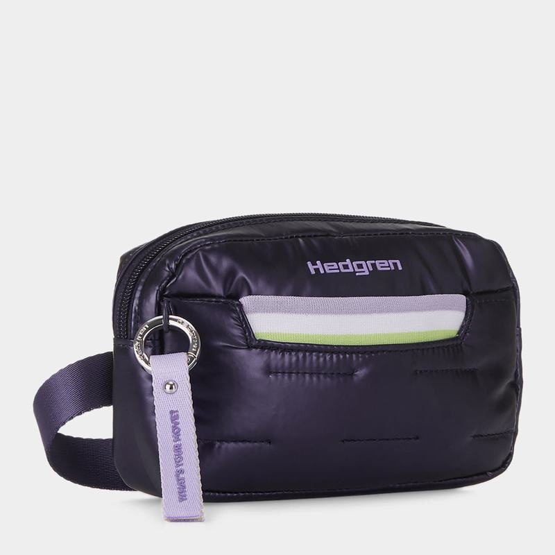 Purple Deep Blue Hedgren Snug Women's Belt Bags | DUE619GE