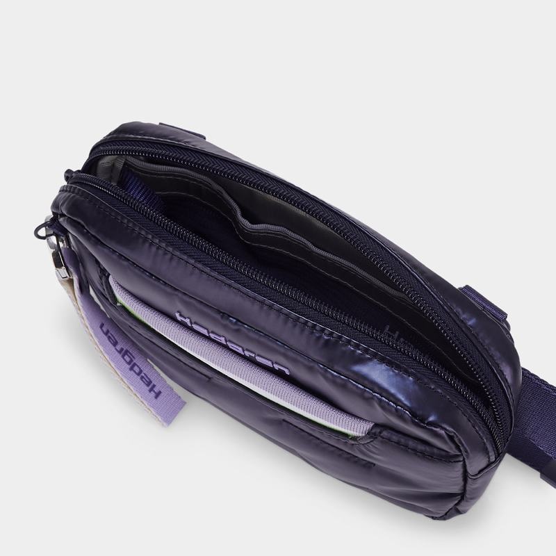 Purple Deep Blue Hedgren Snug Women's Belt Bags | DUE619GE