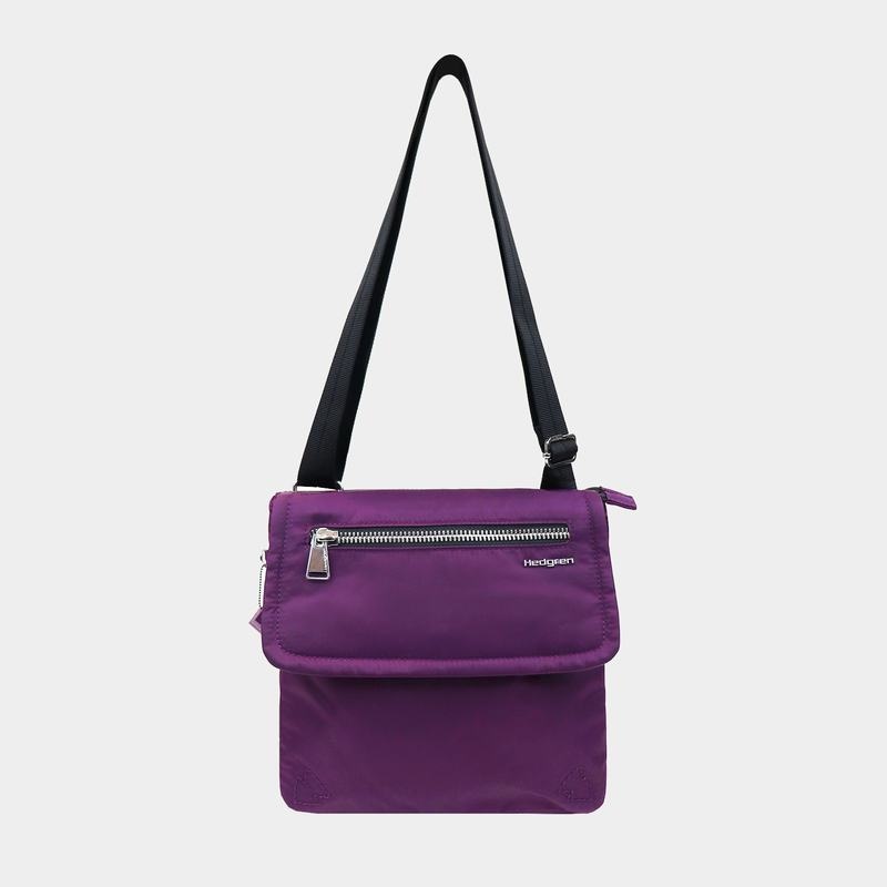 Purple Hedgren Victoria Sustainably Made Women's Crossbody Bags | AJD9112FM