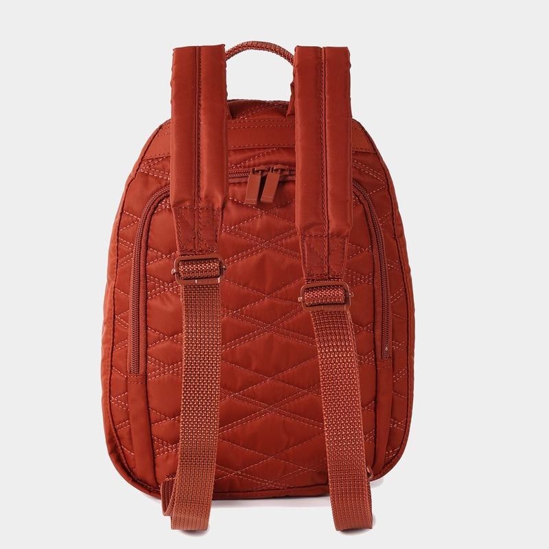 Red Brown Hedgren Vogue Rfid Women's Backpacks | XEI4713EO