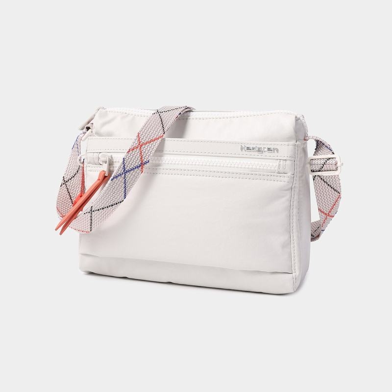 White Grey Hedgren Eye Women's Shoulder Bags | BBF5038YL