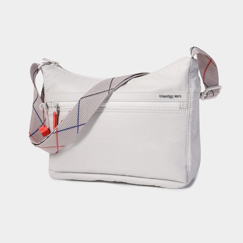 White Grey Hedgren Harpers Women's Crossbody Bags | VCZ10079XX