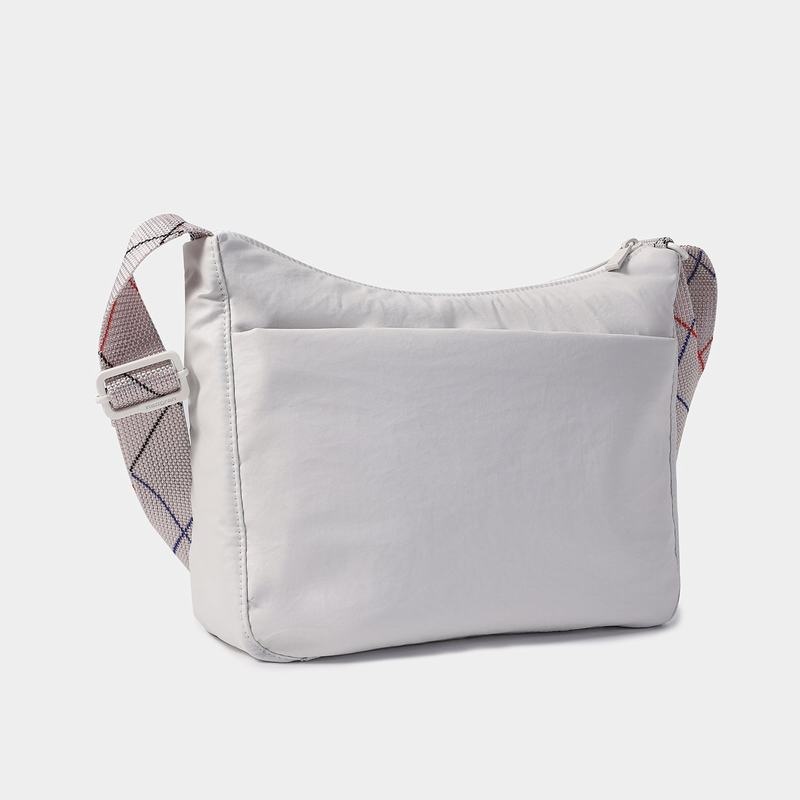 White Grey Hedgren Harpers Women's Crossbody Bags | VCZ10079XX