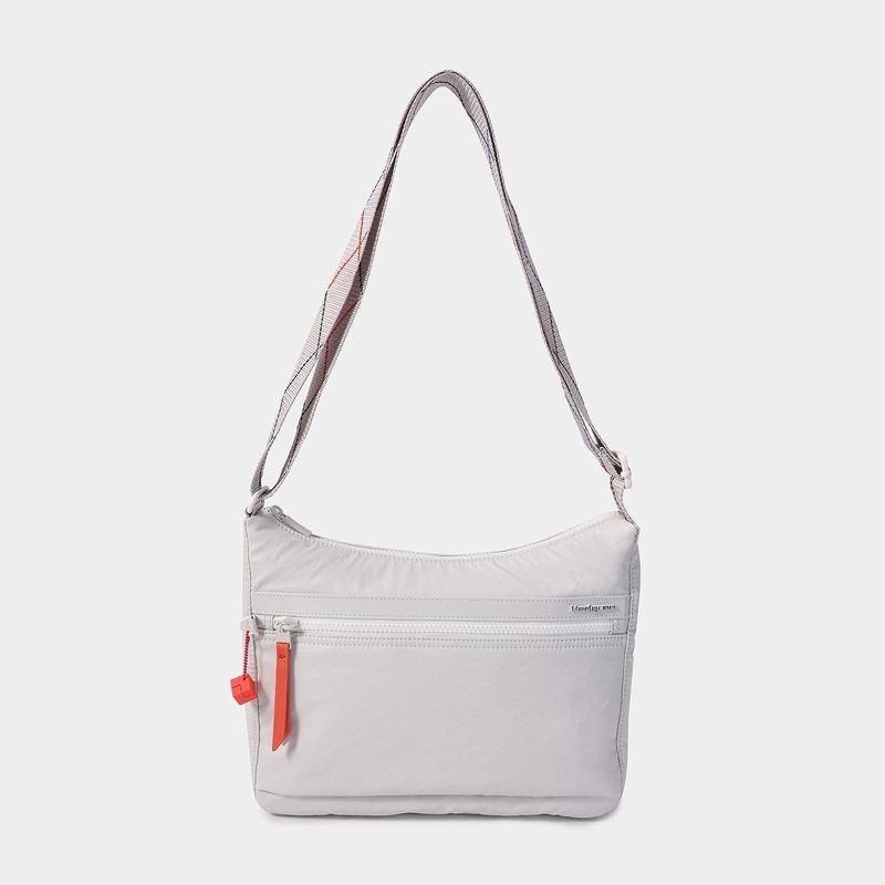 White Grey Hedgren Harpers Women's Crossbody Bags | VCZ10079XX