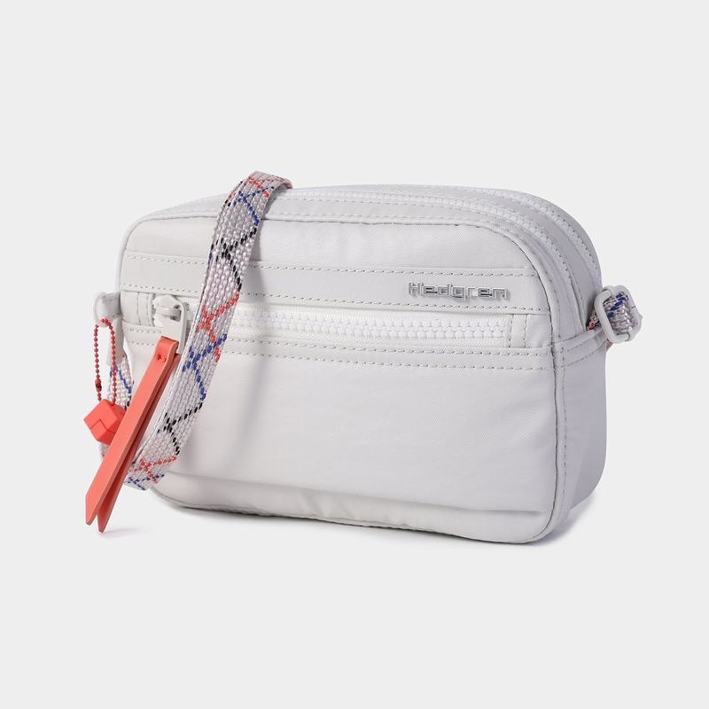 White Grey Hedgren Maia Women's Crossbody Bags | LUY5127OS