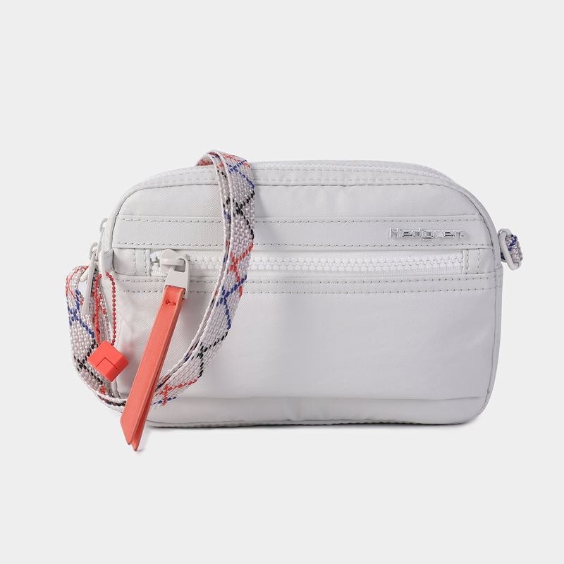 White Grey Hedgren Maia Women\'s Crossbody Bags | LUY5127OS