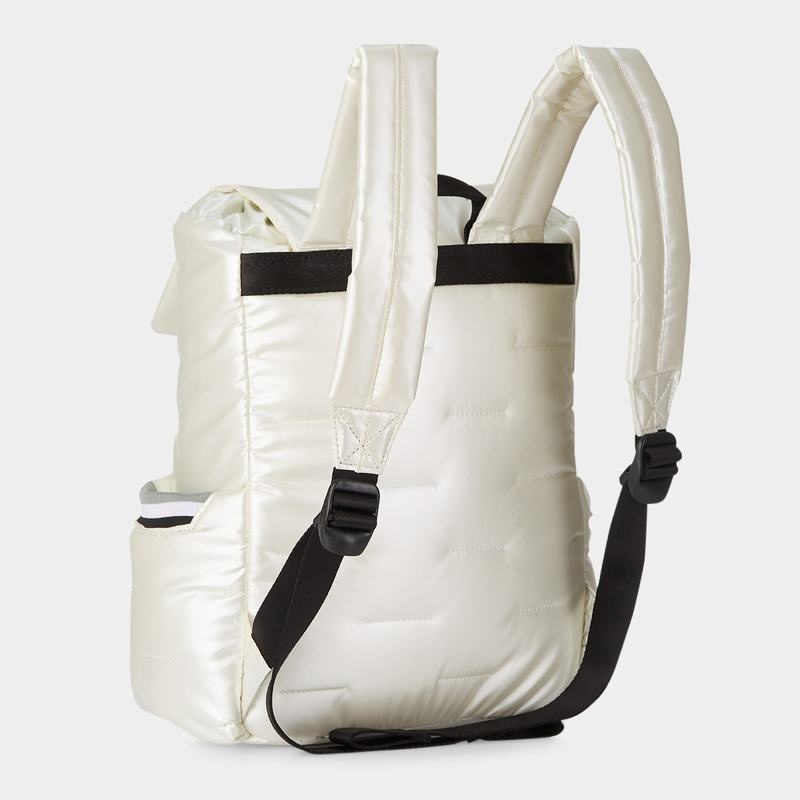 White Hedgren Billowy Women's Backpacks | IEI2111LP