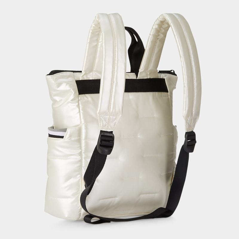 White Hedgren Comfy Women's Backpacks | VKL6143BW